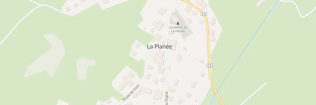 Plan du 8 Rue de l’Eglise à La Planée