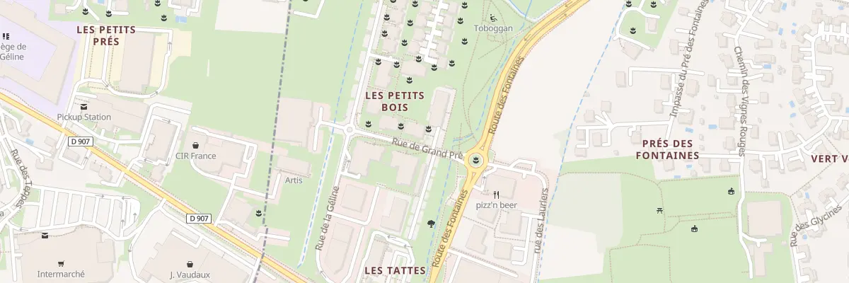 Plan du 346 Rue de la Géline à Cranves-Sales