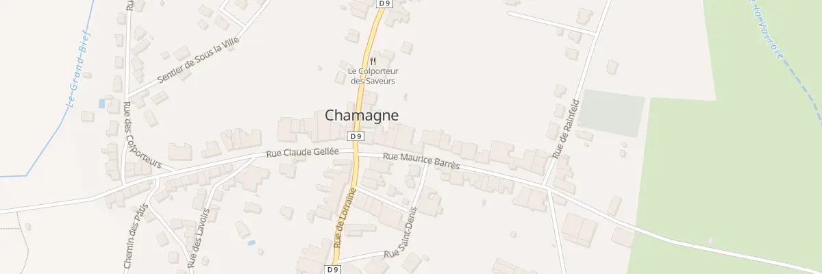 Plan du 51 Rue Maurice Barrés à Chamagne