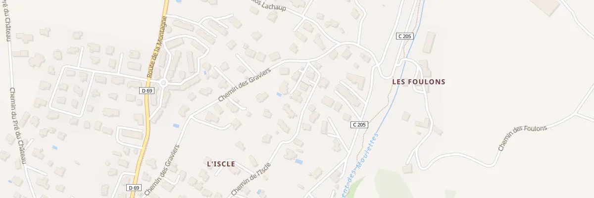 Plan du 555 Che de l’Iscle à Chorges