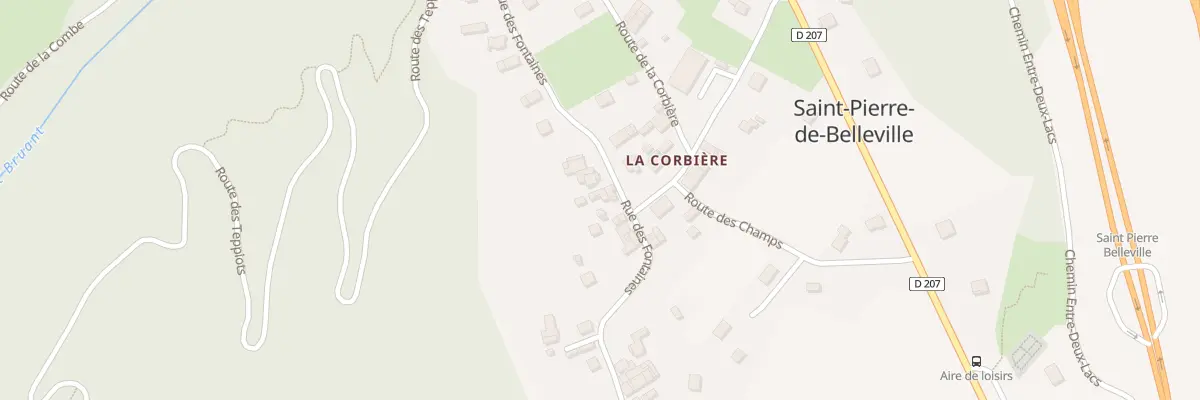 Plan du 551 Rue des Fontaines à Saint-Pierre-de-Belleville
