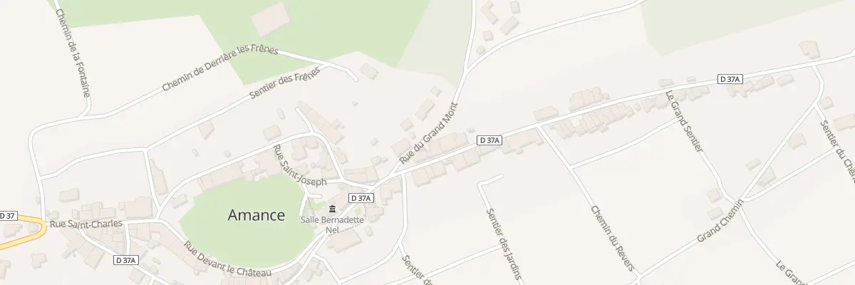 Plan du 8 Rue du Faubourg Saint Jean à Amance