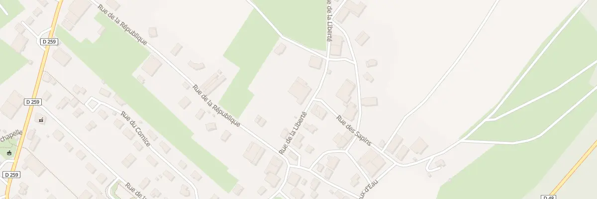 Plan du 5 Rue de la Liberté à Val-d’Usiers