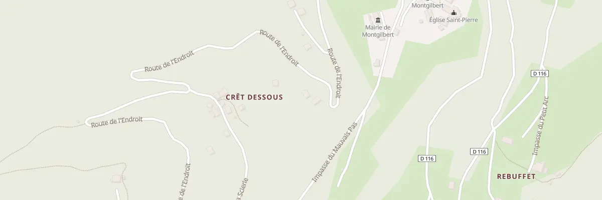 Plan du 5105 Sur le Chef Lieu à Montgilbert