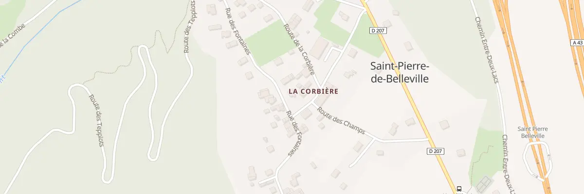 Plan du 574 Rue des Fontaines à Saint-Pierre-de-Belleville
