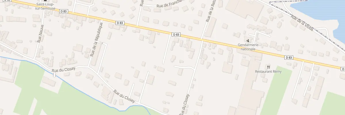 Plan du 80 Rue Albert Thomas à Saint-Loup-sur-Semouse