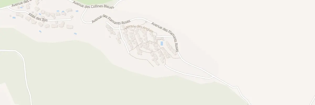 Plan du 50 Mte des Rencontres à La Londe-les-Maures