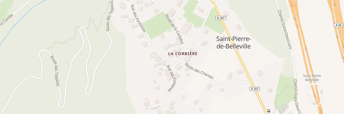 Plan du 5042 La Corbiere à Saint-Pierre-de-Belleville
