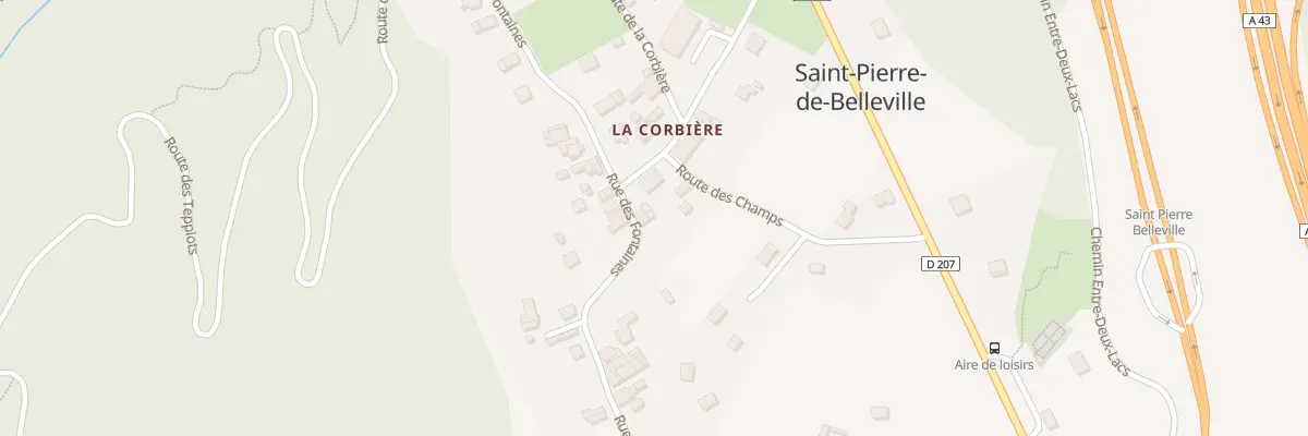 Plan du 500 Rue des Fontaines à Saint-Pierre-de-Belleville