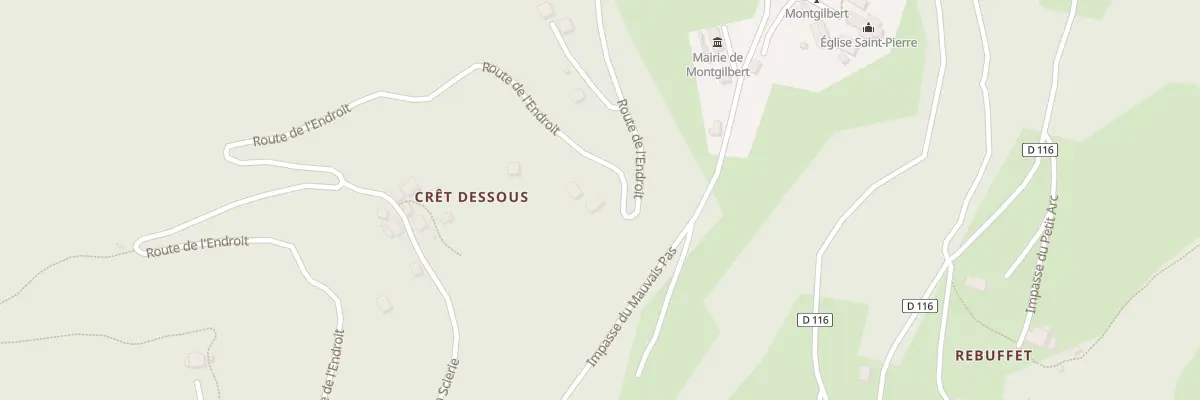Plan du 5104 Sur le Chef Lieu à Montgilbert