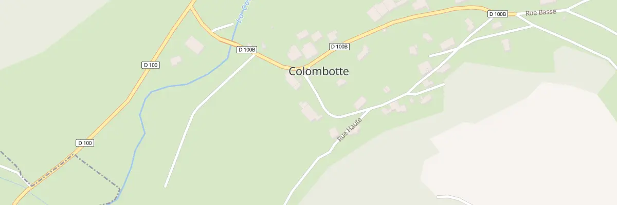 Plan du 2 Rue Haute à Colombotte