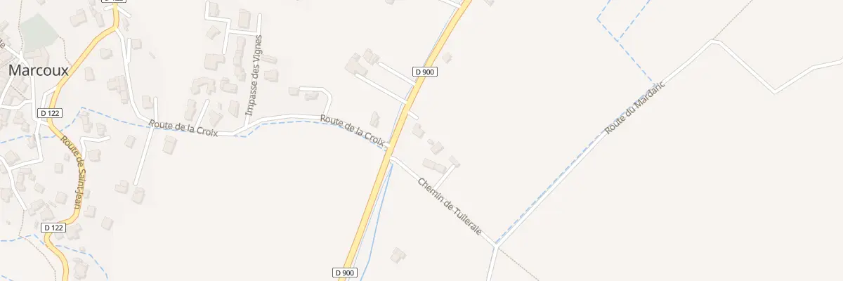Plan du 2526 Rte de Barcelonnette à Marcoux