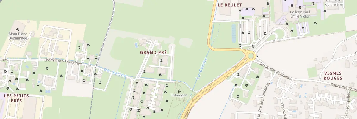 Plan du 96 Che des Petits Bois à Cranves-Sales