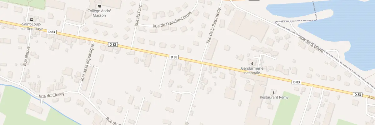Plan du 88 Rue Albert Thomas à Saint-Loup-sur-Semouse