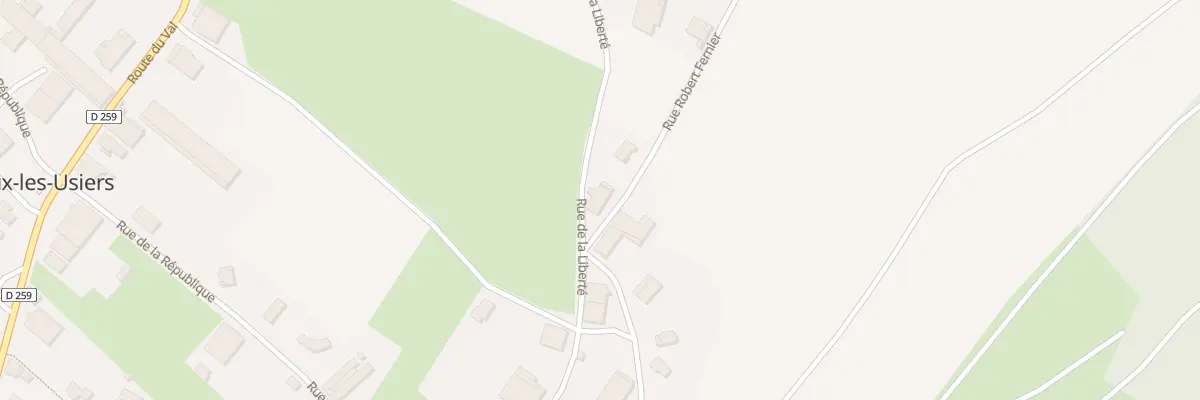 Plan du 22 Rue de la Liberté à Val-d’Usiers