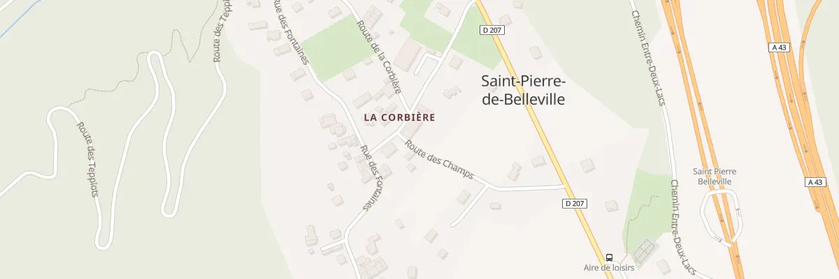 Plan du 214 Rte des Champs à Saint-Pierre-de-Belleville