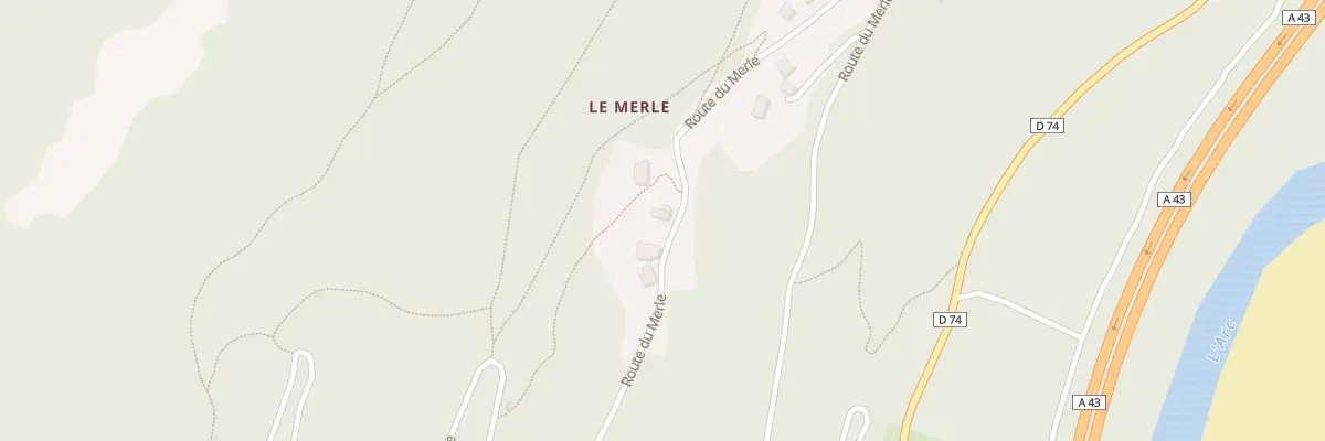 Plan du 5011 Le Merle à Saint-Léger