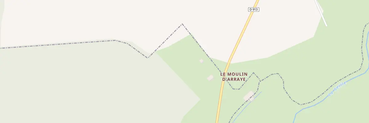 Plan du 1 Moulin d’Arraye à Arraye-et-Han