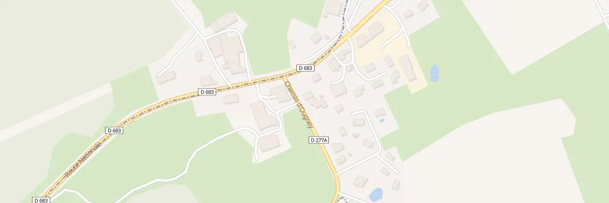 Plan du 4 Che d’Ougney à Séchin