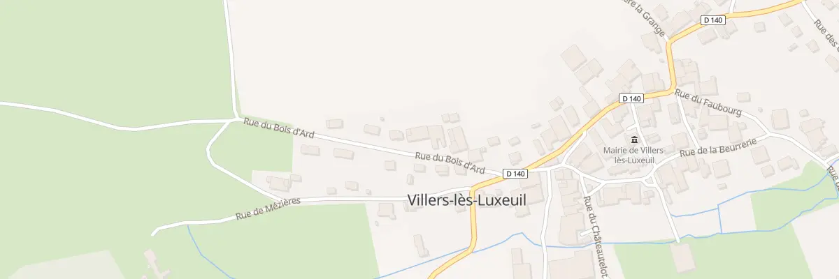 Plan du 11 Che de Bois d’Ard à Villers-lès-Luxeuil