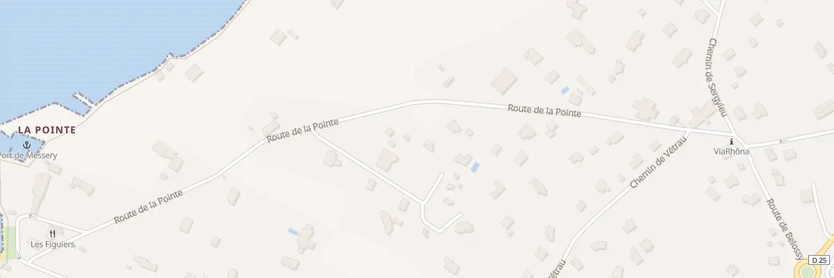 Plan du 47 Rte de la Pointe à Messery