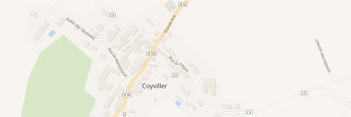 Plan du 5 Rue du Paquis à Coyviller