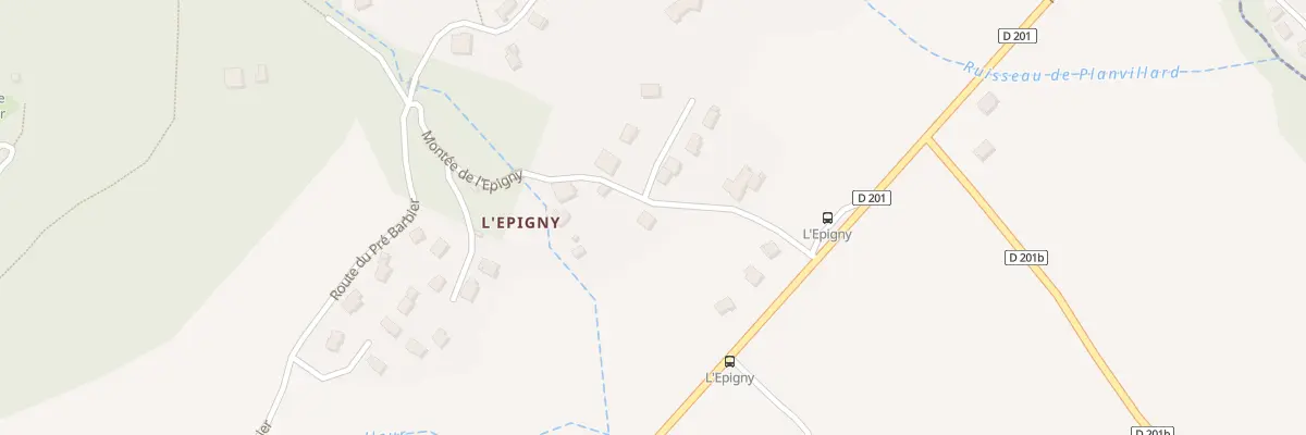 Plan du 131 Mte de l’Epigny à Montailleur