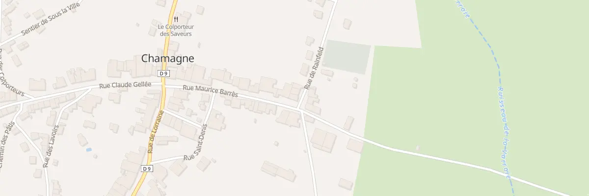 Plan du 15 Rue de Rainfeld à Chamagne