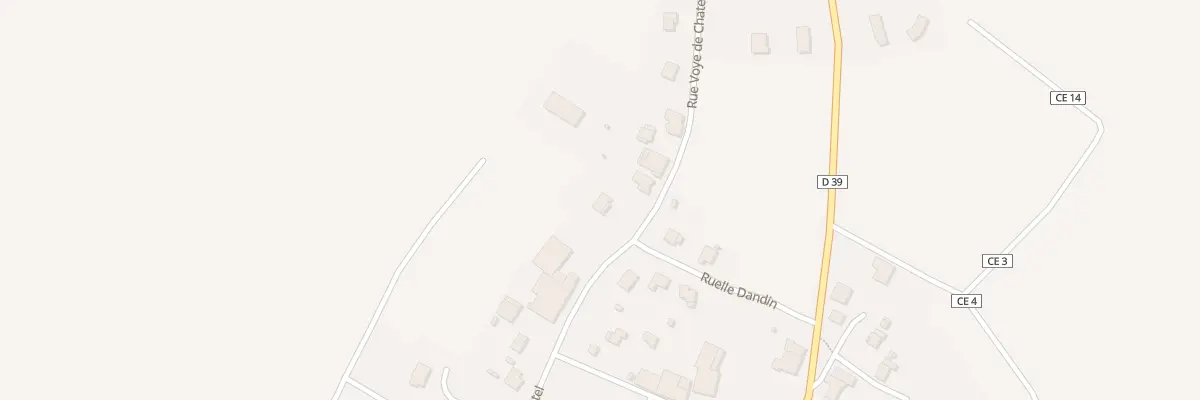 Plan du 396 Rue Voye de Chatel à Hennecourt