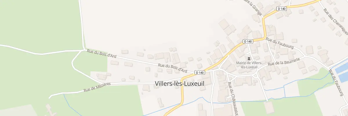 Plan du 7 Che de Bois d’Ard à Villers-lès-Luxeuil