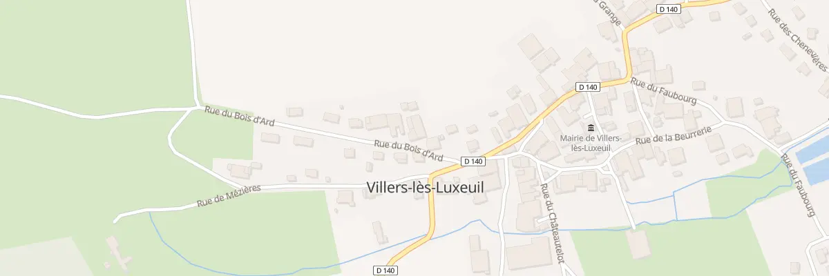 Plan du 5 Che de Bois d’Ard à Villers-lès-Luxeuil