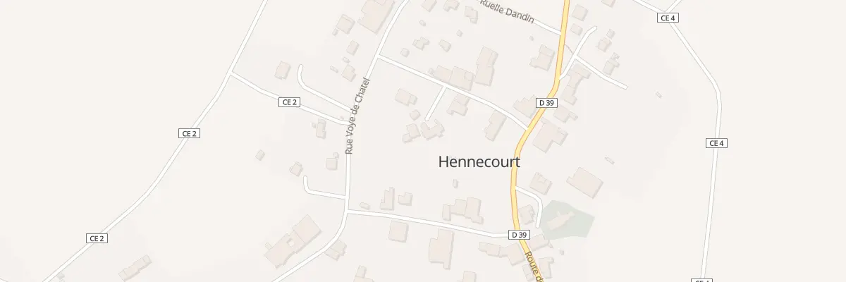 Plan du 103 Rue de la Vieille Haie à Hennecourt