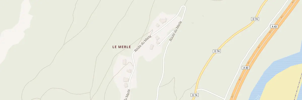 Plan du 5809 Le Merle d’En Bas à Saint-Léger