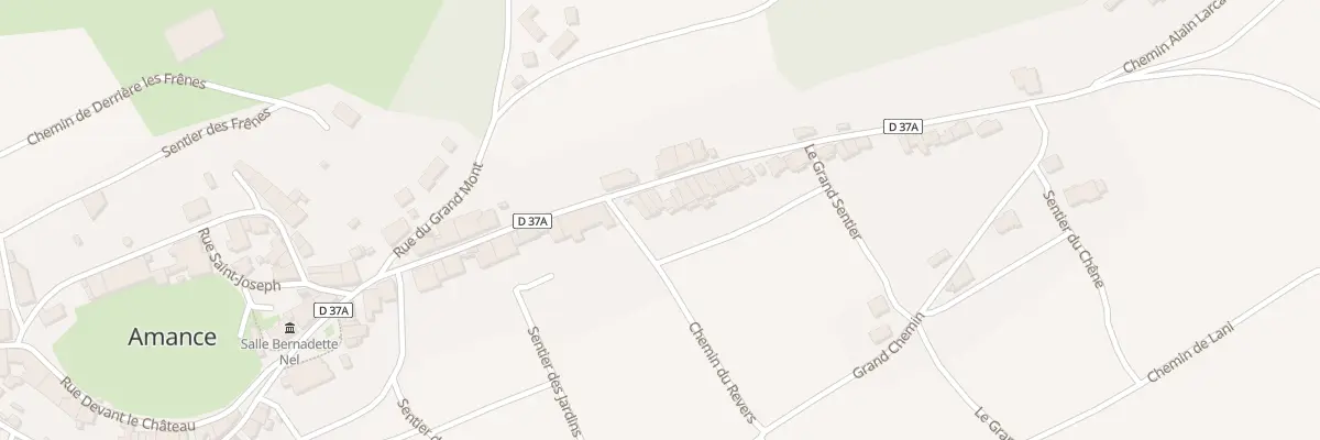 Plan du 23 Rue du Faubourg Saint Jean à Amance