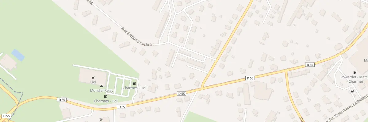 Plan du 6 Rue Kennedy à Charmes