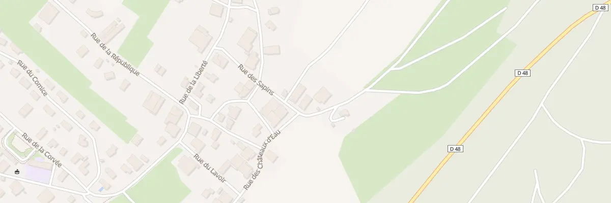 Plan du 39 Rue des Chateaux d’Eau à Val-d’Usiers