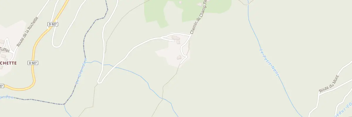 Plan du 5418 Champ Fleury d’En Haut à Sainte-Marie-de-Cuines