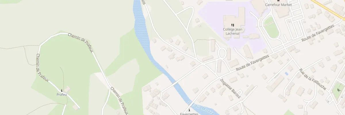 Plan du 123 Che des Vergers à Faverges-Seythenex