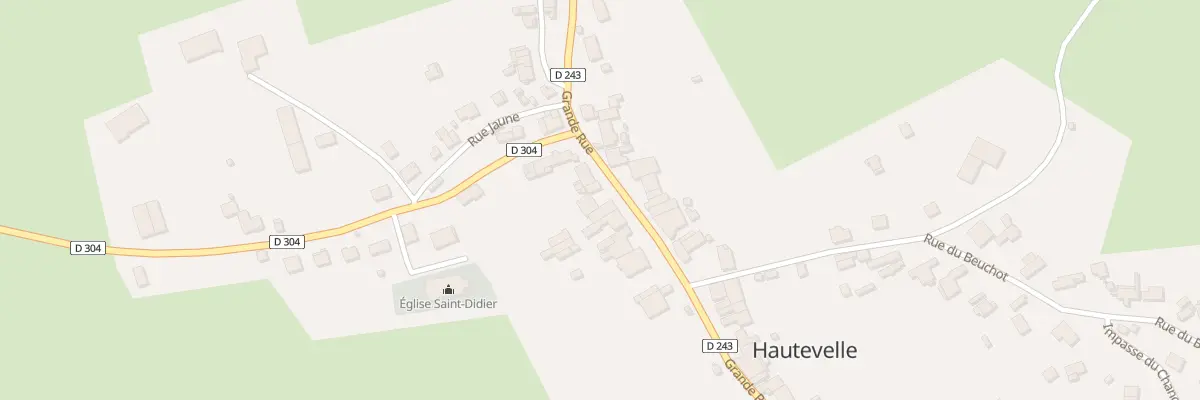 Plan du 21 Grande Rue à Hautevelle