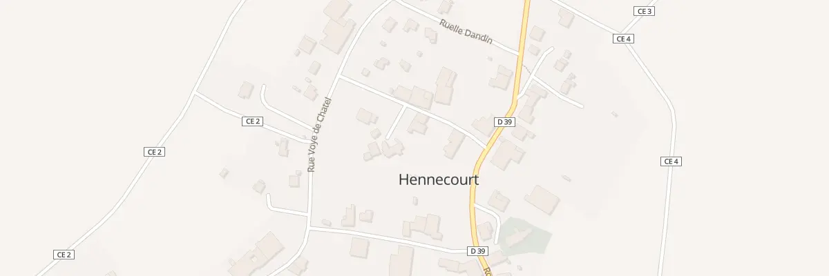 Plan du 89 Rue de la Vieille Haie à Hennecourt