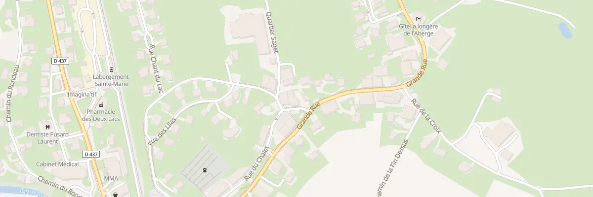 Plan du 27 Gr Grande Rue à Labergement-Sainte-Marie
