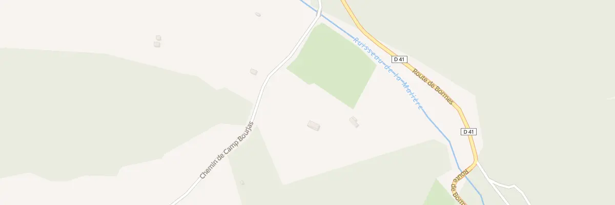 Plan du 289 Che de Camp Bourjas à Collobrières