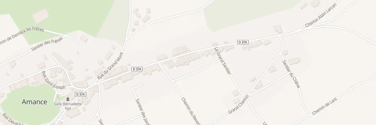 Plan du 31 Rue du Faubourg Saint Jean à Amance