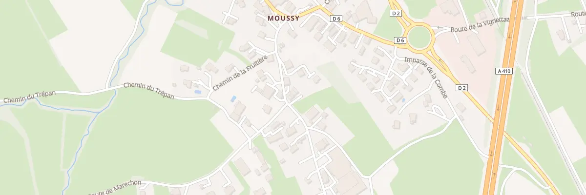 Plan du 383 Rte de Moussy à Cornier