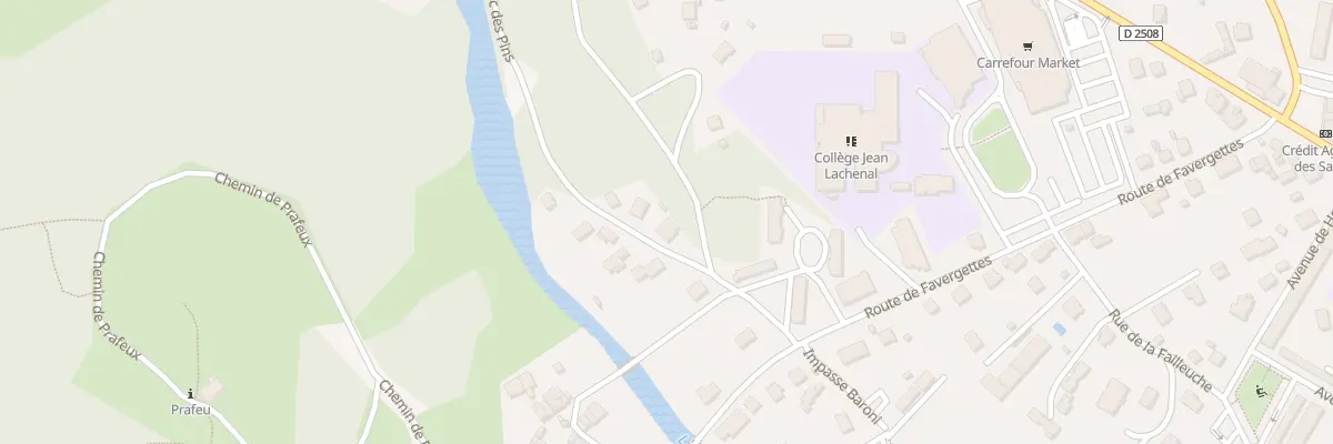 Plan du 120 Che des Vergers à Faverges-Seythenex