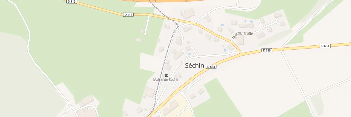Plan du 2 All Charles Viennet à Séchin