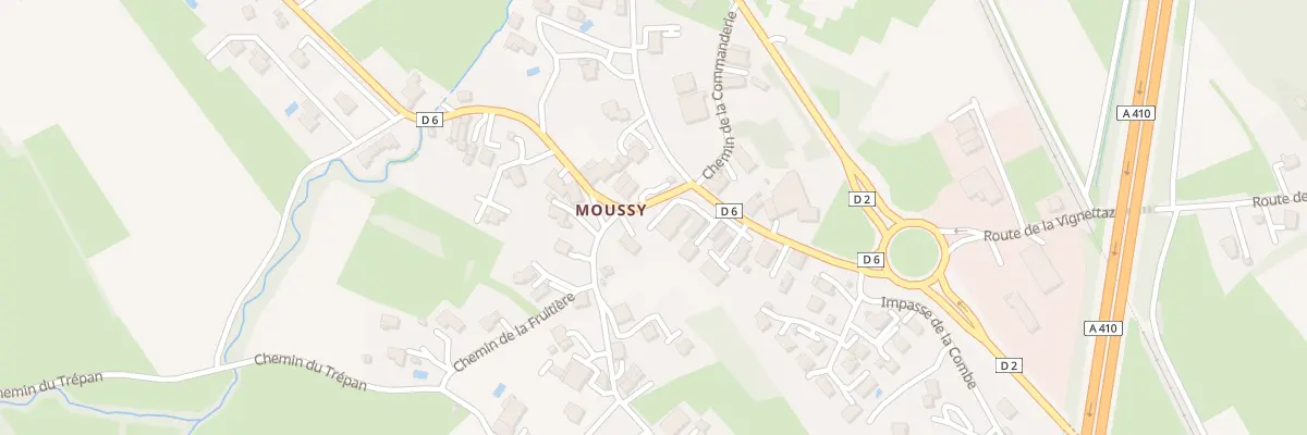 Plan du 121 Rte de Moussy à Cornier