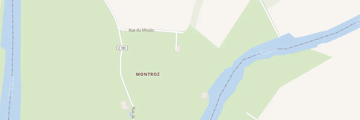 Plan du 2 Rue du Moulin à Thiénans