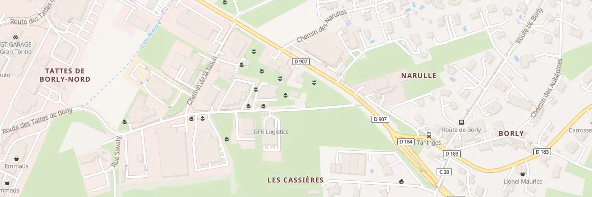 Plan du 90 Rte des Tattes de Borly à Cranves-Sales