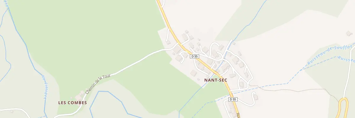 Plan du 3862 Rte des Glières à Fillière